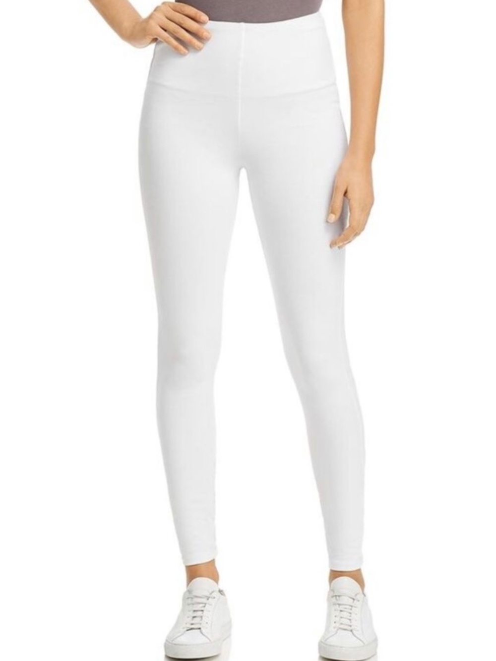 Lysse Women’s Essex White Mesh Insets Cotton Stretch Athletic Leggings NWOT